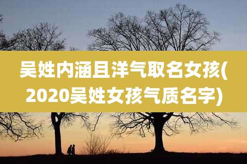 吴姓内涵且洋气取名女孩(2020吴姓女孩气质名字)