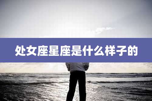 处女座星座是什么样子的