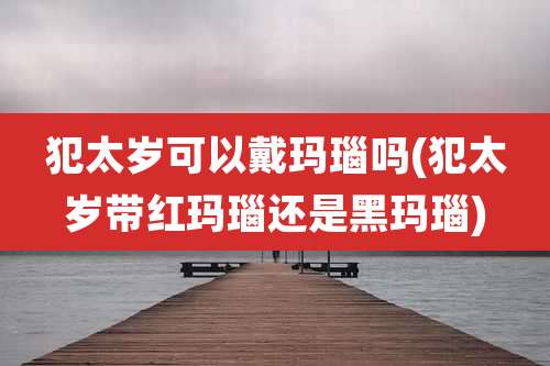 犯太岁可以戴玛瑙吗(犯太岁带红玛瑙还是黑玛瑙)