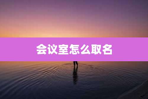 会议室怎么取名