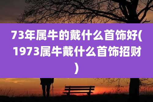 73年属牛的戴什么首饰好(1973属牛戴什么首饰招财)