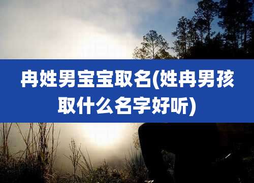 冉姓男宝宝取名(姓冉男孩取什么名字好听)