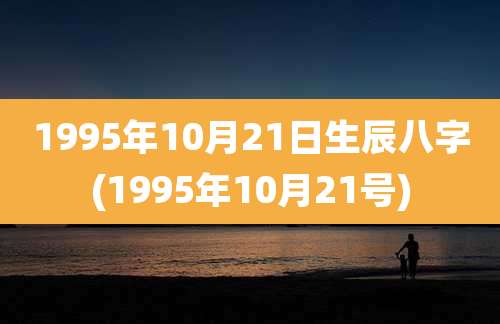 1995年10月21日生辰八字(1995年10月21号)