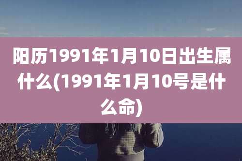 阳历1991年1月10日出生属什么(1991年1月10号是什么命)