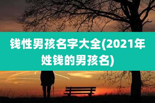 钱性男孩名字大全(2021年姓钱的男孩名)