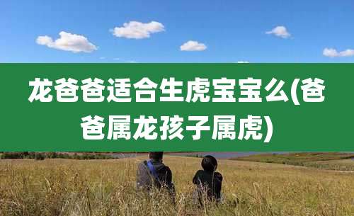 龙爸爸适合生虎宝宝么(爸爸属龙孩子属虎)