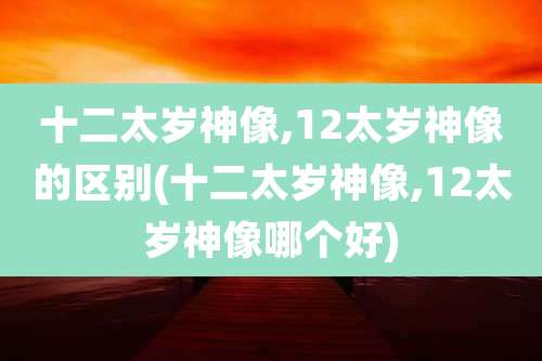 十二太岁神像,12太岁神像的区别(十二太岁神像,12太岁神像哪个好)