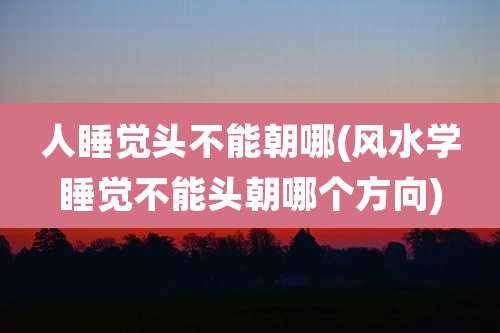 人睡觉头不能朝哪(风水学睡觉不能头朝哪个方向)