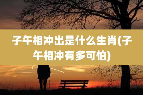 子午相冲出是什么生肖(子午相冲有多可怕)