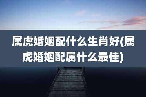 属虎婚姻配什么生肖好(属虎婚姻配属什么最佳)