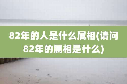 82年的人是什么属相(请问82年的属相是什么)