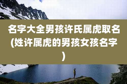 名字大全男孩许氏属虎取名(姓许属虎的男孩女孩名字)