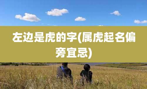 左边是虎的字(属虎起名偏旁宜忌)