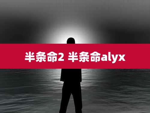 半条命2 半条命alyx