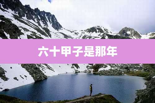 六十甲子是那年
