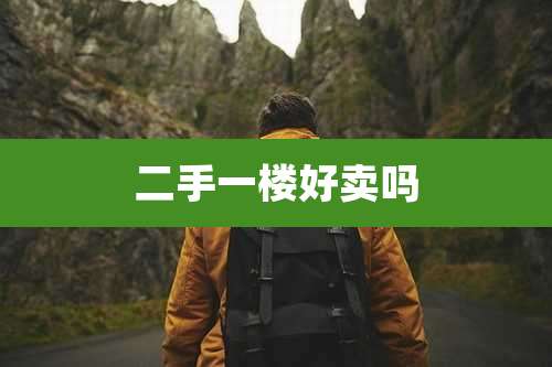 二手一楼好卖吗