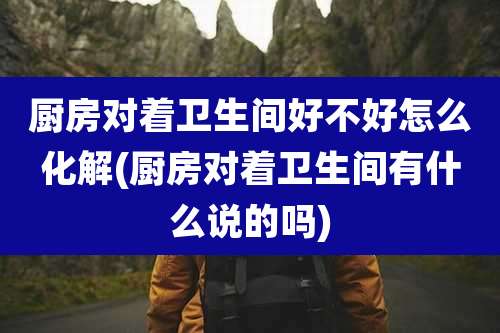 厨房对着卫生间好不好怎么化解(厨房对着卫生间有什么说的吗)