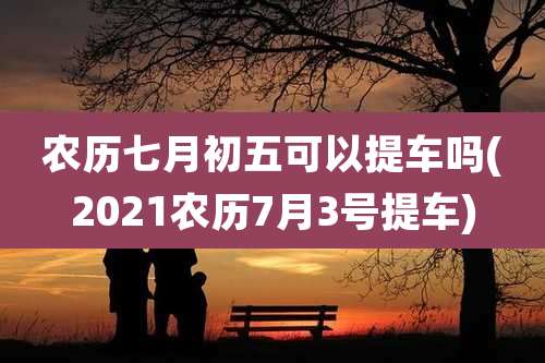 农历七月初五可以提车吗(2021农历7月3号提车)