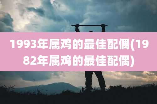 1993年属鸡的最佳配偶(1982年属鸡的最佳配偶)