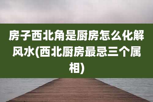 房子西北角是厨房怎么化解风水(西北厨房最忌三个属相)