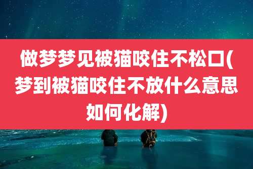 做梦梦见被猫咬住不松口(梦到被猫咬住不放什么意思如何化解)