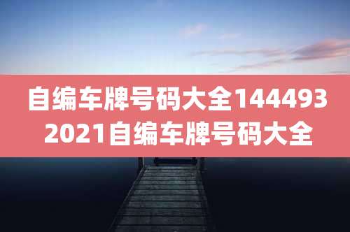 自编车牌号码大全144493 2021自编车牌号码大全