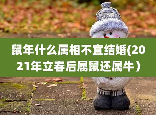 鼠年什么属相不宜结婚(2021年立春后属鼠还属牛)