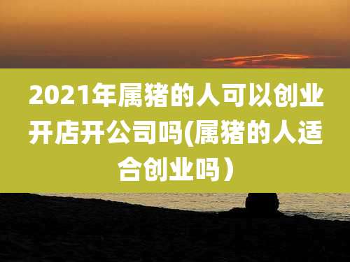 2021年属猪的人可以创业开店开公司吗(属猪的人适合创业吗)