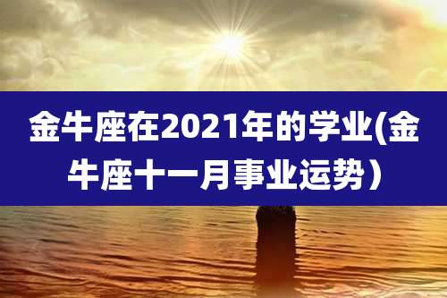 金牛座在2021年的学业(金牛座十一月事业运势)