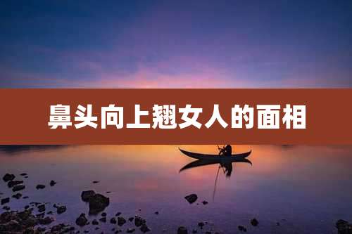 鼻头向上翘女人的面相