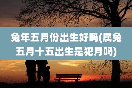 兔年五月份出生好吗(属兔五月十五出生是犯月吗)