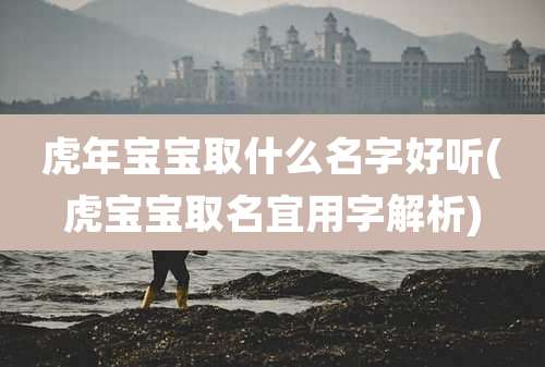 虎年宝宝取什么名字好听(虎宝宝取名宜用字解析)