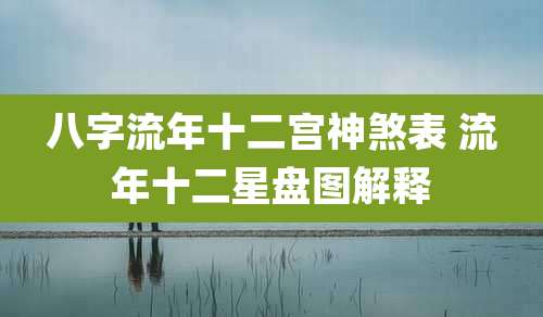 八字流年十二宫神煞表 流年十二星盘图解释