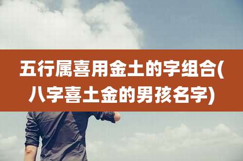 五行属喜用金土的字组合(八字喜土金的男孩名字)