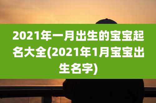 2021年一月出生的宝宝起名大全(2021年1月宝宝出生名字)