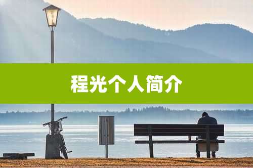 程光个人简介