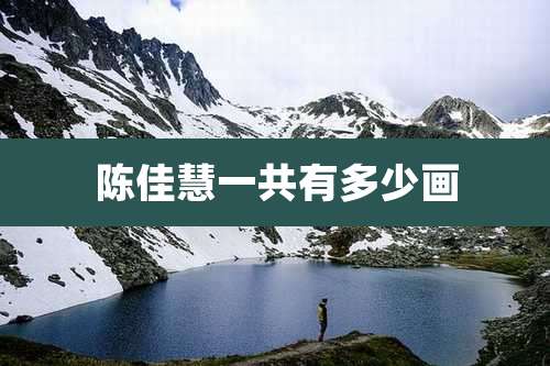 陈佳慧一共有多少画