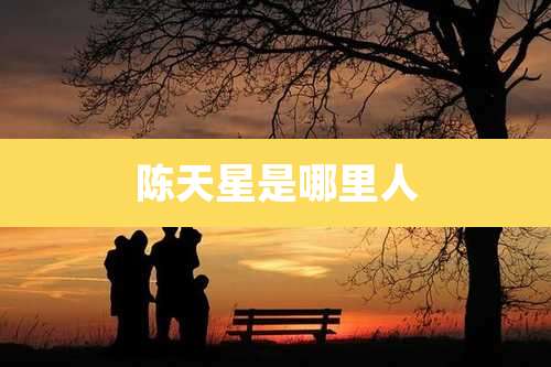 陈天星是哪里人