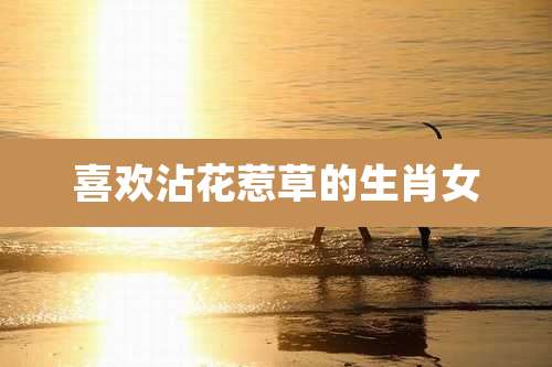 喜欢沾花惹草的生肖女