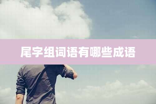 尾字组词语有哪些成语