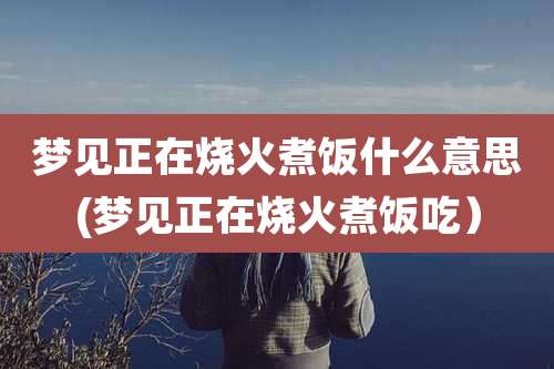 梦见正在烧火煮饭什么意思(梦见正在烧火煮饭吃)
