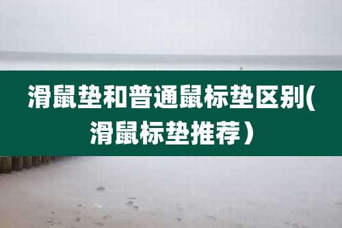 滑鼠垫和普通鼠标垫区别(滑鼠标垫推荐）