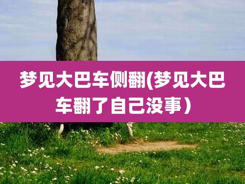 梦见大巴车侧翻(梦见大巴车翻了自己没事）