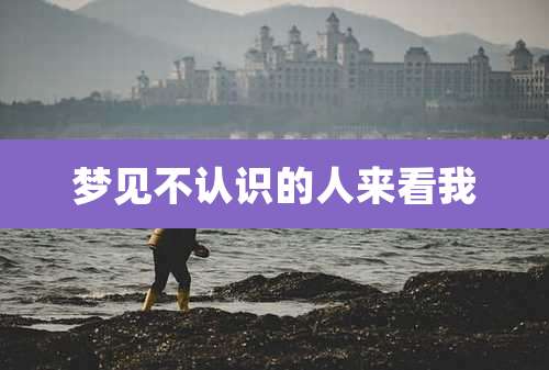 梦见不认识的人来看我