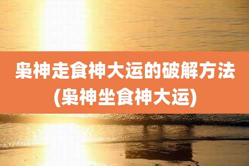 枭神走食神大运的破解方法(枭神坐食神大运)