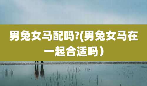男兔女马配吗?(男兔女马在一起合适吗）