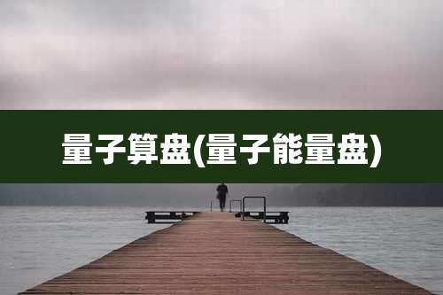 量子算盘(量子能量盘)