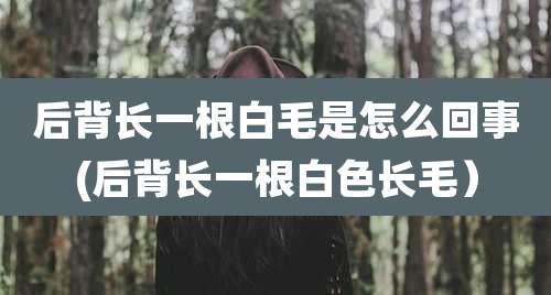 后背长一根白毛是怎么回事(后背长一根白色长毛）
