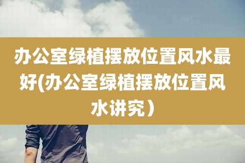 办公室绿植摆放位置风水最好(办公室绿植摆放位置风水讲究)
