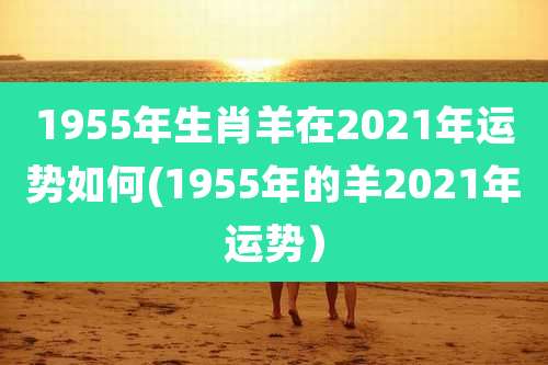 1955年生肖羊在2021年运势如何(1955年的羊2021年运势）